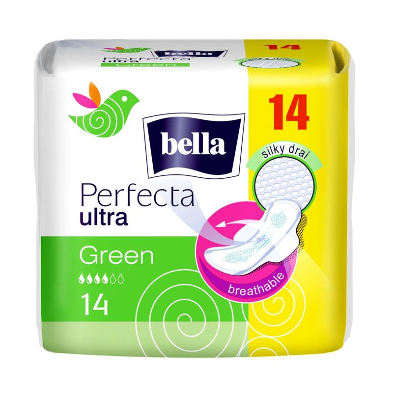 Absorbante Bella Perfecta Ultra Green, 14 buc 
