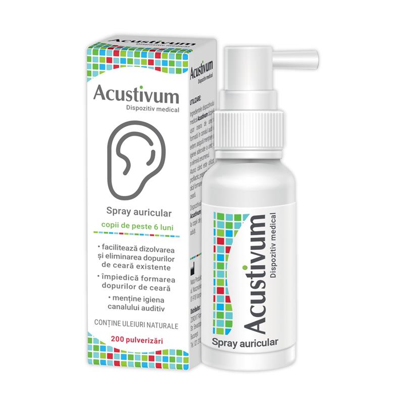 Acustivum spray auricular, 20 ml