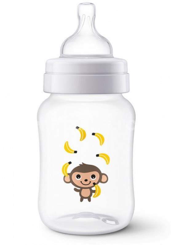  Biberon Classic Anticolici cu maimute, Philips Avent, 260ml