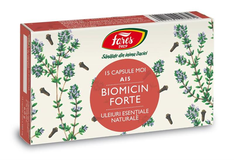 Biomicin forte A15 15 capsule moi  Fares