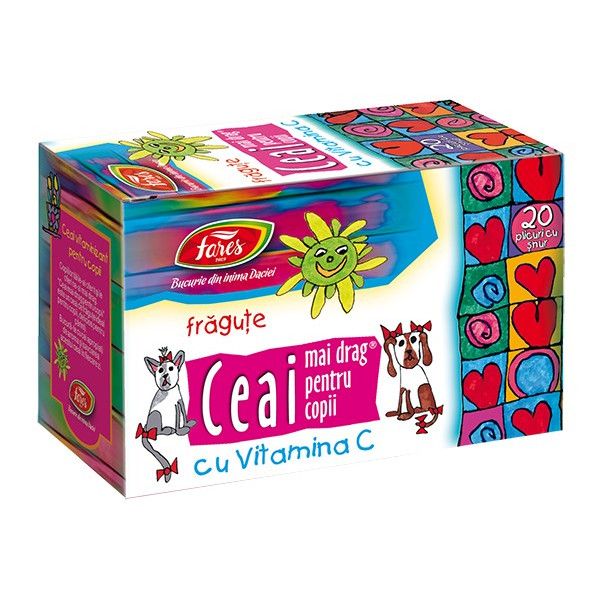 Ceai mai drag pentru copii cu vitamina C Fares 20 plicuri 