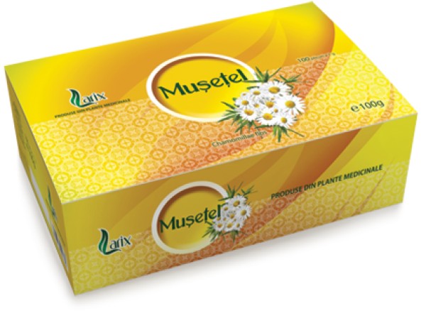 Ceai Musetel  Larix 100 plicuri 100 g