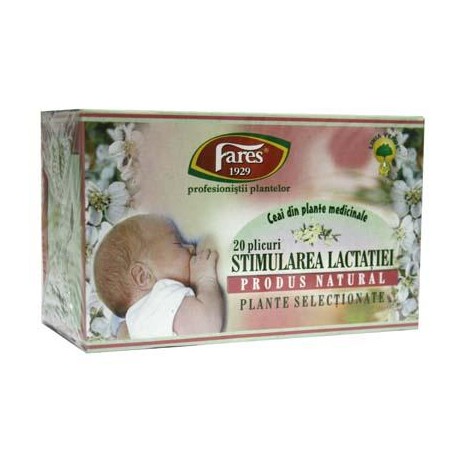 Ceai stimularea lactatiei Fares 20 plicuri 30 g