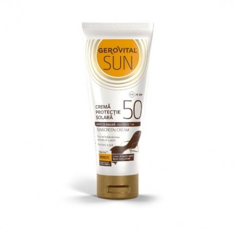 Crema protectie solara spf 50 Gerovital Sun, 100ml