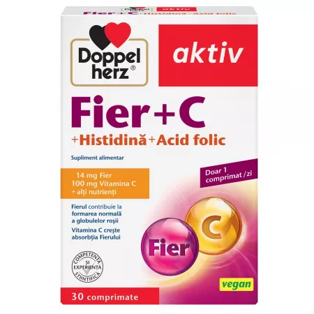 Doppelherz Aktiv Fier+C, 30 capsule
