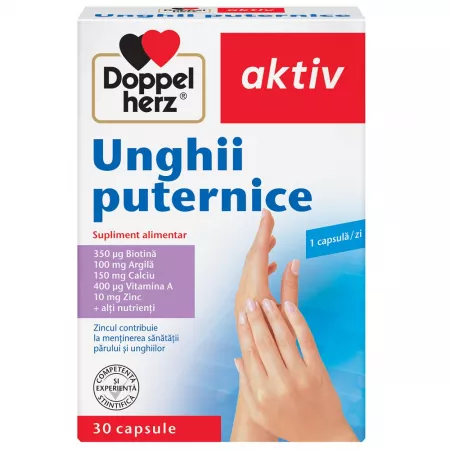 Doppelherz Aktiv Unghii puternice , 30 capsule