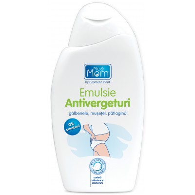  Emulsie Antivergeturi, Me & Mom, galbenele, musetel, patlagina, Cosmetic Plant, 200ml