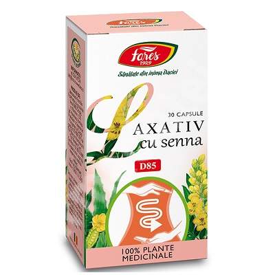 Fares - Capsule Laxativ forte, D85, 30 capsule