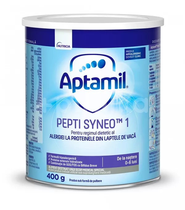 APTAMIL® PEPTI SYNEO 1, 400g, 0-6 luni