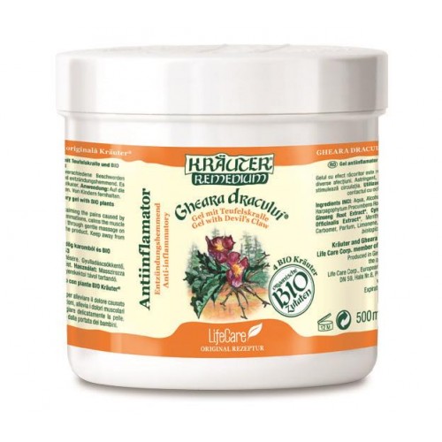 Gel racoritor Gheara dracului Krauter, 500 ml, Lifecare