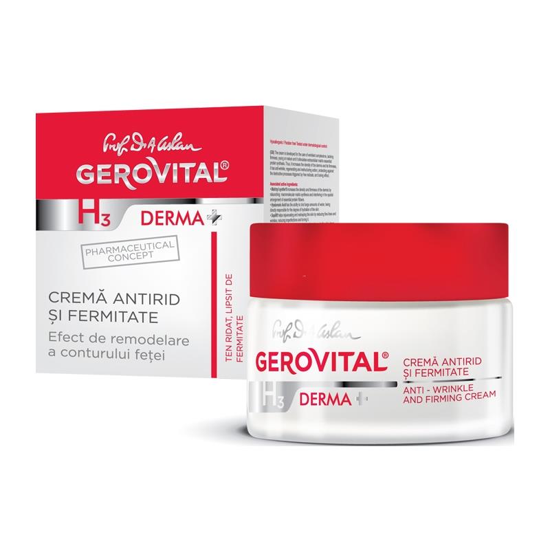 Gerovital H3 DERMA+ Crema Antirid si Fermitate 50 ml