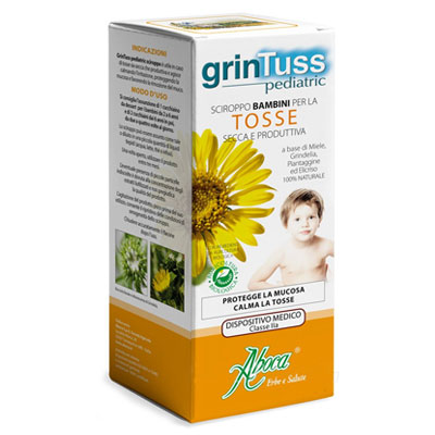 Sirop de tuse seaca si productiva GrinTuss Pediatric, 180g, Aboca