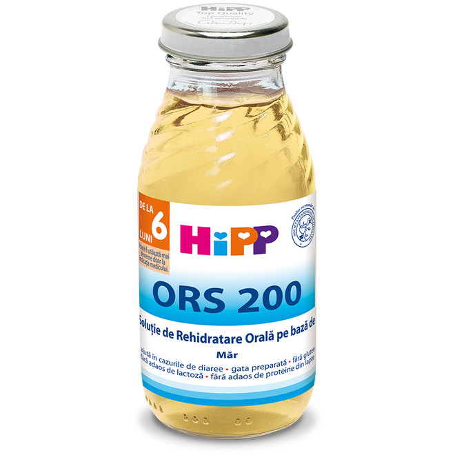 Hipp - ORS 200 Solutie de rehidratare orala pe baza de mar