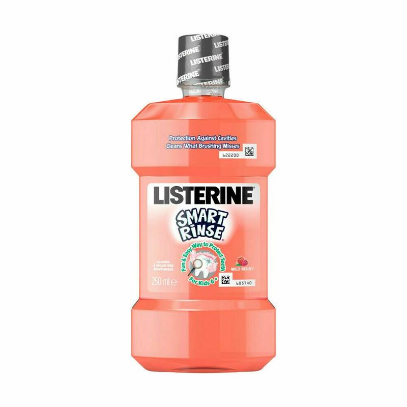 LISTERINE Apa de Gura pt Copii 6+ Smart Rinse Mild Berry 250 ml