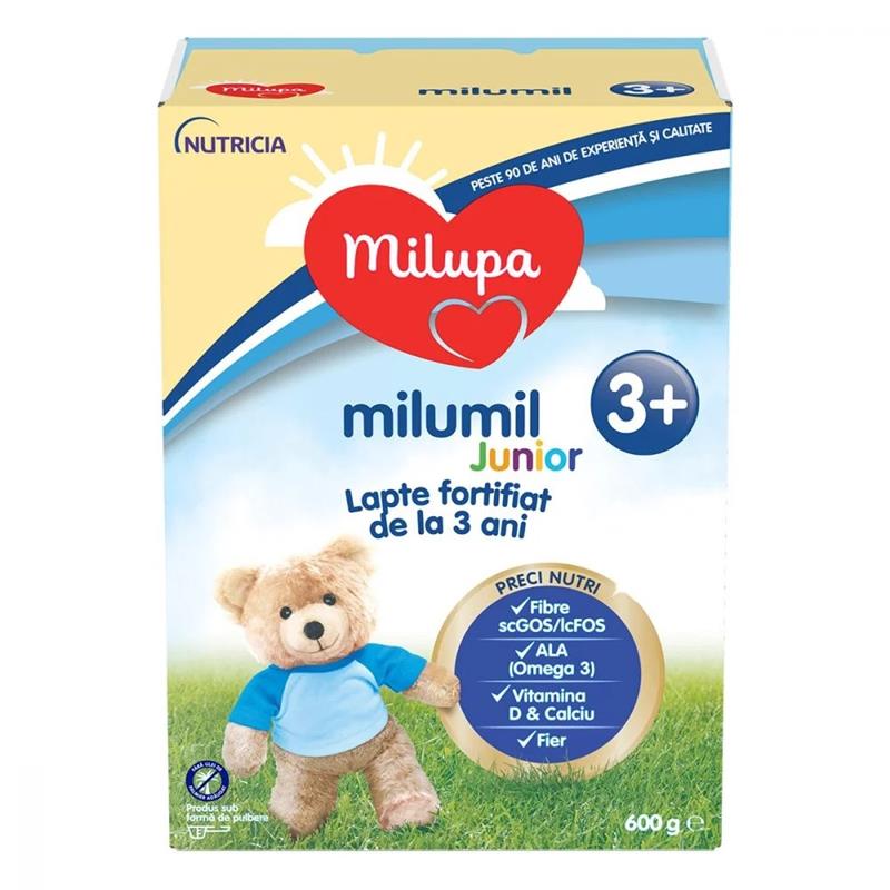 Milumil junior 3+ Milupa de la 3 ani 600g