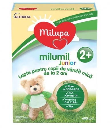 Milumil junior 2+ Milupa de la 2 ani 600g