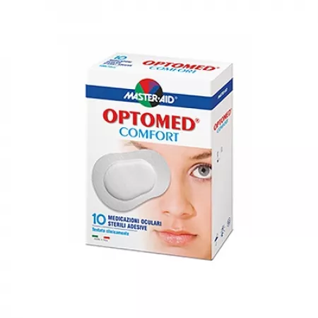 Pansament ocular steril autoadeziv, 10 bucati, Master Aid