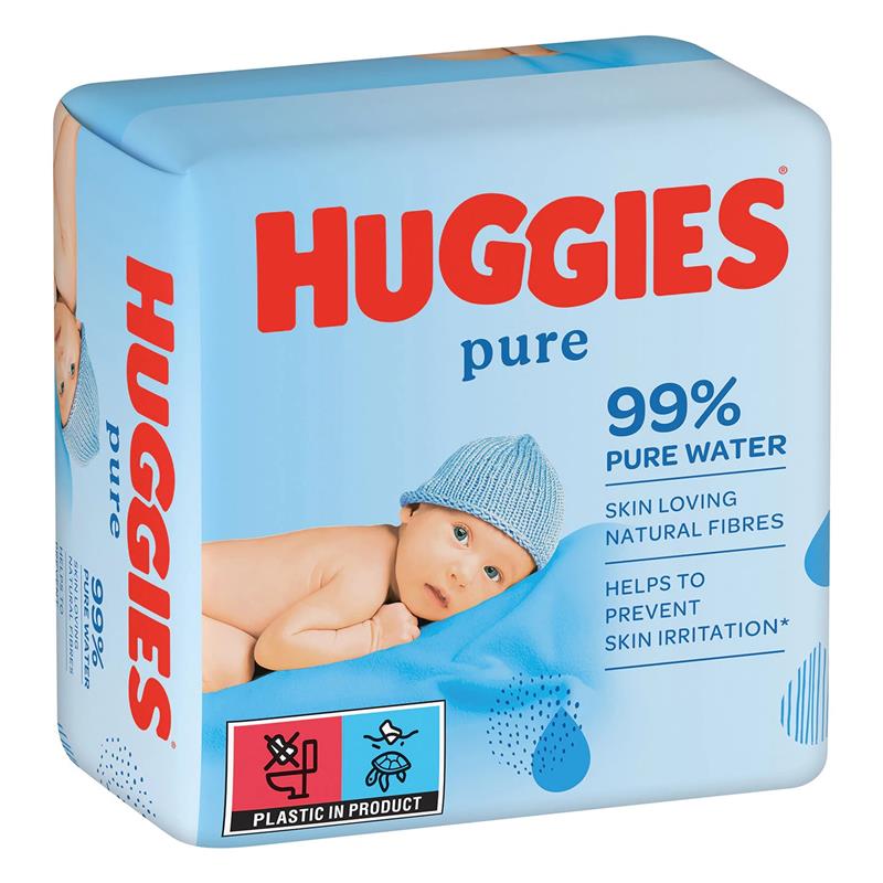 Servetele Umede Huggies Pure 3x56buc