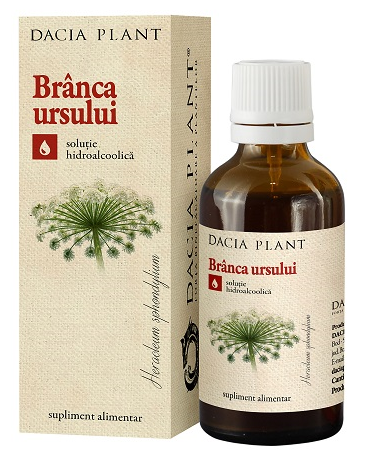 Solutie hidroalcoolica Branca ursului, Dacia Plant, 200 ml