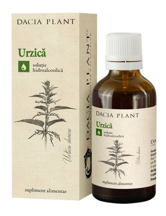 Solutie hidroalcoolica Urzica, Dacia Plant, 50 ml
