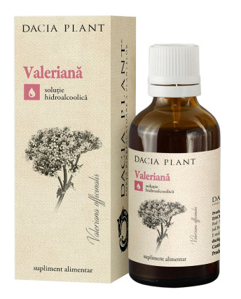 Solutie hidroalcoolica Valeriana, Dacia Plant, 50 ml