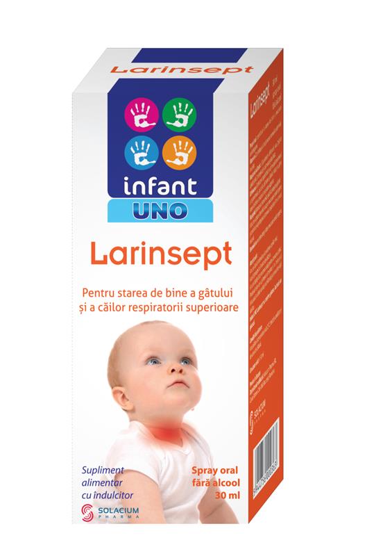 Spray oral Infant Uno Larinsept, 30 ml, Solacium