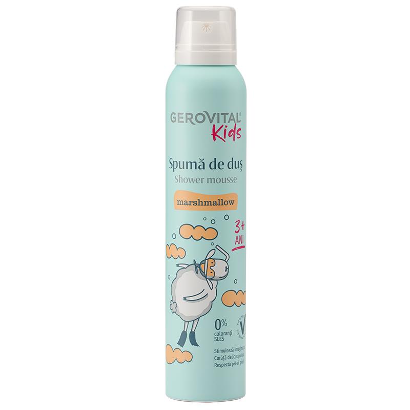 Spuma de dus marshmallow 3 ani+ 200 ml Gerovital kids 