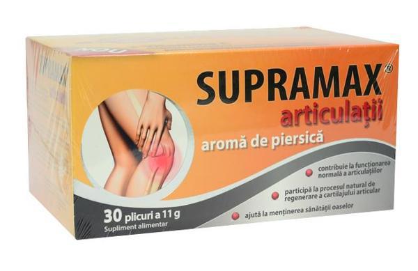 Supramax articulatii aroma de piersica 30 plicuri