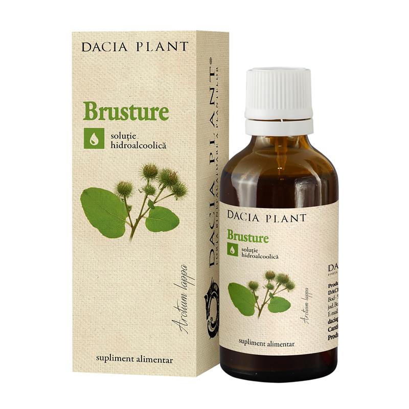 Solutie hidroalcoolica brusture, 50 ml, Dacia Plant