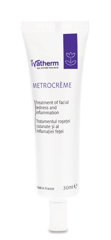 Ivatherm Tratamentul rosetei cutanate si al inflamatiei fetei METROCREME 30 ml 