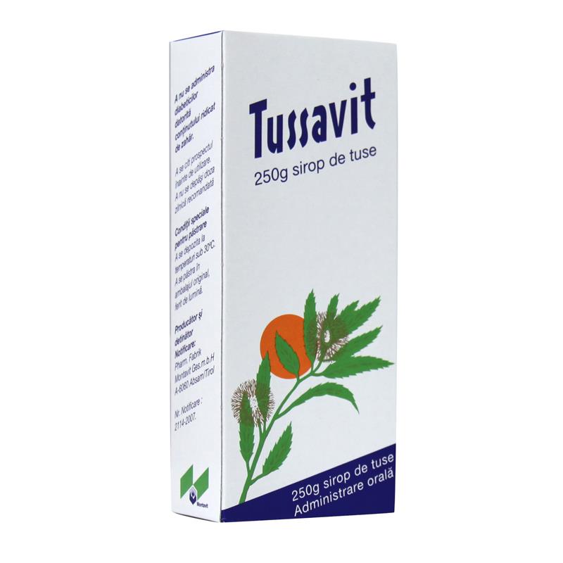 Tussavit - Sirop de tuse 250g, Montavit