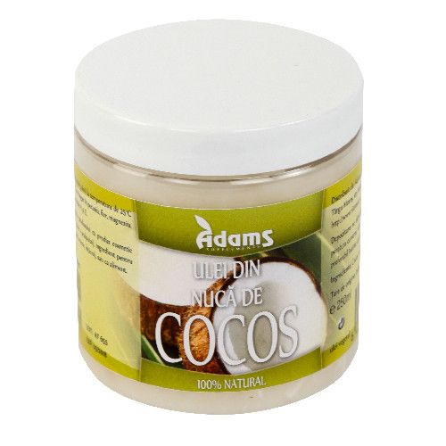 Ulei de Nuca de Cocos, Adams, 250ml