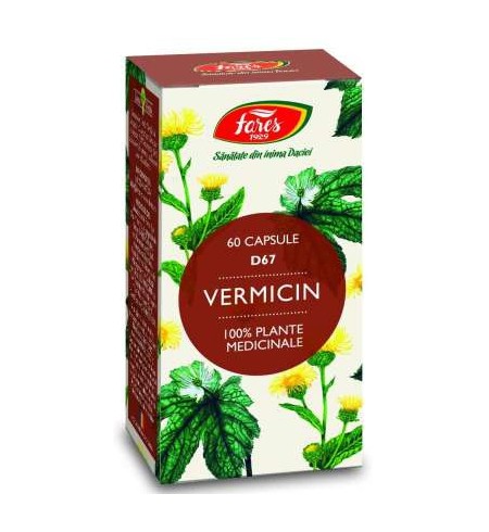 Vermicin D 67, Fares, 60 capsule