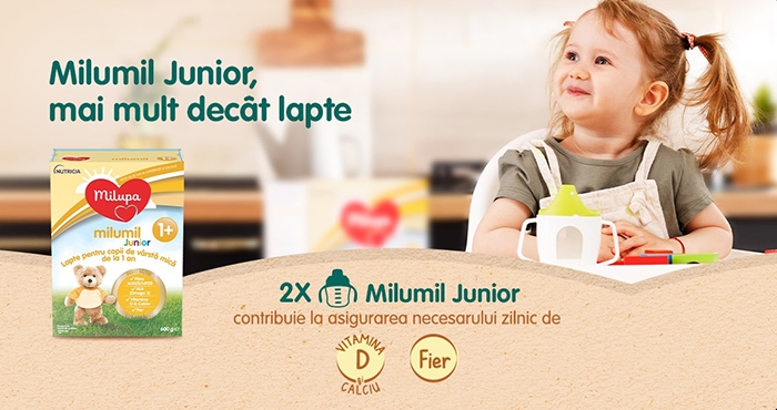 Lapte praf milumil junior